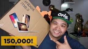 P150,000 ($3,000) APPLE MYSTERY BOX UNBOXING! I GOT AN IPHONE X!!!