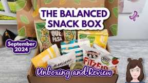 September 2024 BALANCED SNACK BOX!  Healthy Snacks Delivered To Your Door! Coupon Code!