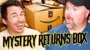 Unboxing a $35 AMAZON MYSTERY BOX & Getting WAY MORE Than We Paid!