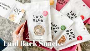 Laid Back Snacks Unboxing March 2021: Canadian Snack Subscription Box