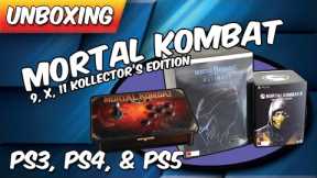 Unboxing MK9, MKX, and MK11 Collector's Edition | PS3, PS4, & PS5