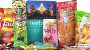 Tasting Snacks from Thailand 🇹🇭 ~ Try Treats Subscription Box Review #snacks