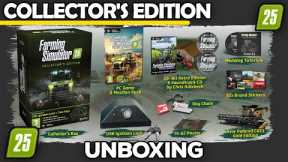 FARMING SIMULATOR 25 COLLECTORS EDITON UNBOXING