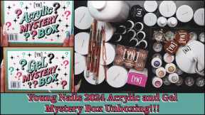 Young Nails 2024 Acrylic and Gel Mystery Box Unboxing!!!