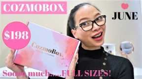 COZMOBOX JUNE 2021 BEAUTY BOX UNBOXING – SO MUCH FULL SIZES THIS MONTH AND WORTH $198!!….#COZMOBOX