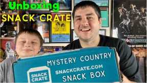 Unboxing Snack Crate - Mystery Subscription Box with Snacks From A Different Country