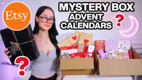 I Bought MYSTERY BOX ADVENT CALENDARS From Etsy...