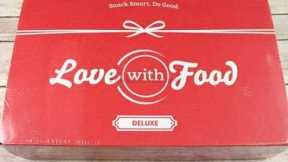 Love with Food Box October 2017 Deluxe Unboxing + Coupons #lovewithfood