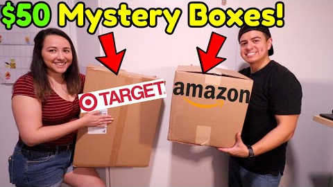 $50 Amazon And Target Mystery Boxes! Is it worth it? *Unboxing*