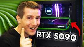 I Was The FIRST To Game On The RTX 5090 - NVIDIA 50 Series Announcement