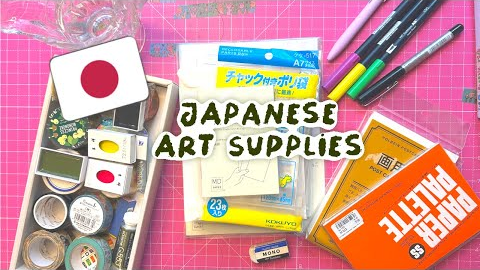 Swatching Japanese Art Supply Haul and Stationery