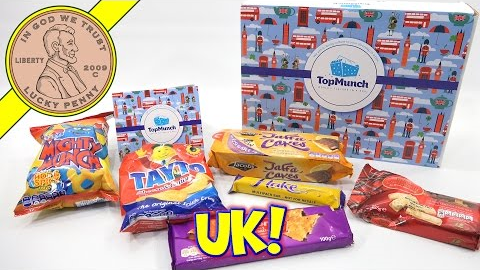 Top Munch UK Monthly Subscription Box - Music, Munchies & Slang Words!