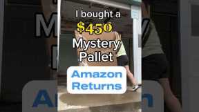 OPEN A $450 MYSTERY PALLET OF AMAZON RETURNS WITH ME! #mysterypallet #mysterybox #thrifting #resell