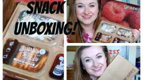 GRAZE SNACK SUBSCRIPTION BOX UNBOXING | REVIEW