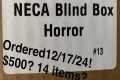 FINALLY!! $500 NECA horror blind box