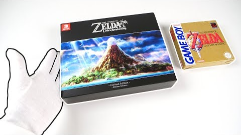 Zelda: Link's Awakening Limited Edition Unboxing (Nintendo Switch) + Bonus!