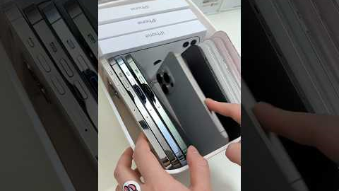 iPhone 15 pro Gift Box Packing!! #shorts