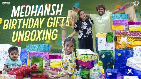 Medhansh Birthday Gifts Unboxing || Mahishivan || Tamada Media