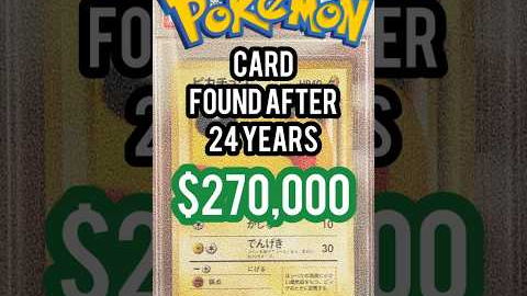 $270,000 Spent For A 24 Year Old Pokemon Card?! Super Rare!
