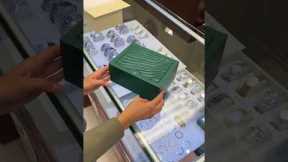 Unboxing a beautiful rolex #ytshorts #rolex