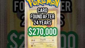 $270,000 Spent For A 24 Year Old Pokemon Card?! Super Rare!
