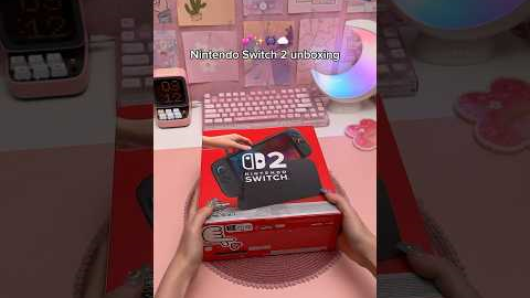 Nintendo Switch 2 Unboxing 😍🎮 Cozy gaming
