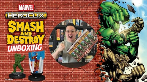 Marvel HeroClix - Unboxing - Smash and Destroy @WizKidsOfficial