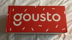 Gousto Recipe Box Delivery Unboxing