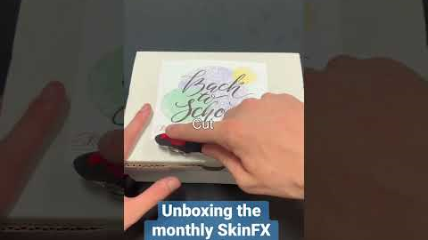 Unboxing the SkinFX monthly subscription box #shorts #beauty