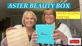 **NEW**Aster Beauty Box//Monthly Skin Care Box//This Month is all Anti-Aging//Cruelty Free & Organic