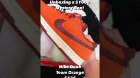 UNBOXING A $1000 SNEAKER MYSTERY BOX. DID I GET A W OR L?! #shorts