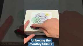 Unboxing the SkinFX monthly subscription box #shorts #beauty