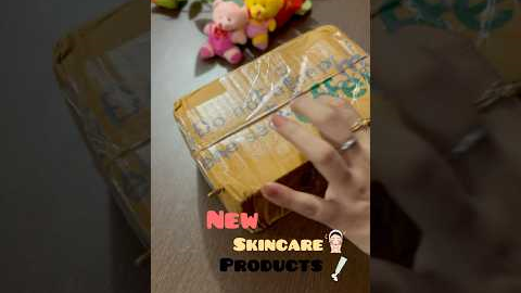 New skincare products #shorts #ytshorts #asmr #makeup #skincare #unboxing #trending #trendingshorts