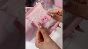 Unboxing makeup products asmr video. #skincare #asmr