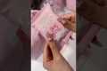 Unboxing makeup products asmr video.