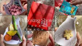 🍡🍵 Shotengai Japanese Snack Box Unboxing Delight! 🇯🇵 Healthy Snacks from Japan