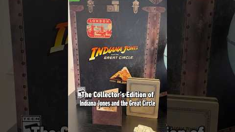 Indiana Jones Collector’s Edition has a globe with hidden storage! #indianajones #unboxing #xbox #pc