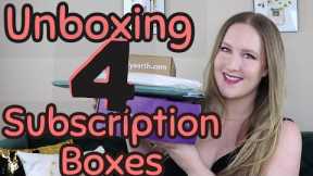 Subscription Box Haul | Unboxing 4 Subscription Boxes