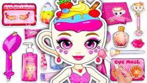 💖Paper DIY💖BRAINROT BALLERINA CAPPUCCINA Ice Cream Skincare + Makeup💄Blind Bag Unboxing ASMR [4K]