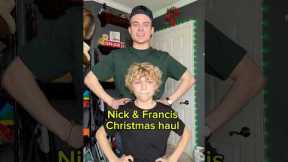Nick and Francis Christmas haul!