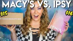 Ipsy Glam Bag Vs. Macy's Beauty Box October 2025 | SUBSCRIPTION BOX UNBOXINGS