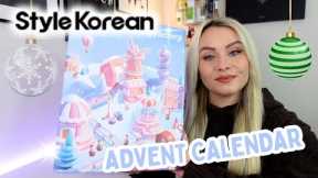STYLEKOREAN ADVENT CALENDAR 2025 UNBOXING & REVIEW | KOREAN BEAUTY & SKINCARE | MISS BOUX