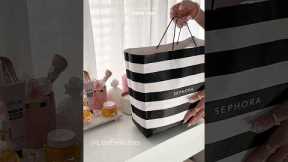 Let’s unbox my Sephora haul ♥️✨ time for fall makeup & skincare! #sephora #makeupshorts #unboxing