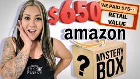 📣Mystery Box Cash Giveaway Announcement Unboxing $650.00 MSRP Amazon Mystery Box in $75 with Laptop