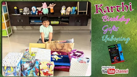 Birthday Gifts Unboxing🎁||Mom and Son🤩||Like,Share,and Subscribe❤️