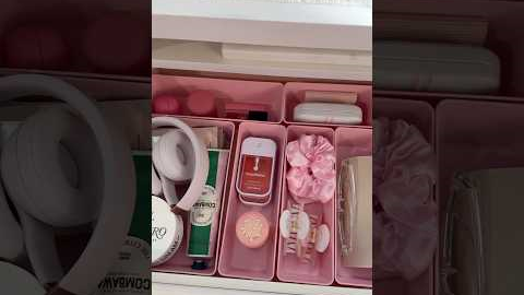 *asmr* pink restock 💗🎀 #asmr #restock #aesthetic #satisfying #pink #organization