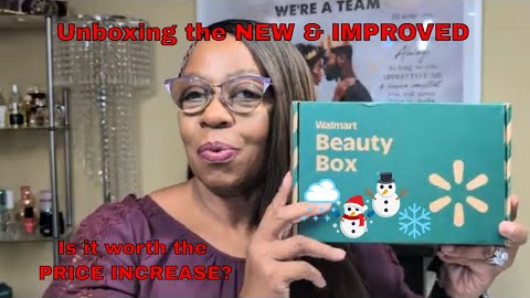 WALMART BEAUTY BOX Unboxing WINTER BOX Upgraded/Price Hike #seasonedbeautiesunbox #walmartbeautybox