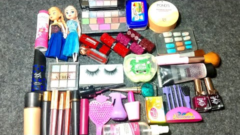 1:46 Minutes satsfying with Makeup unboxing pure sounds only|baba beauty box|