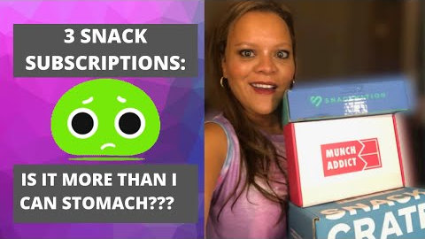 Snack Subscriptions August 2020 | SnackNation, Munch Addict, Snack Crate