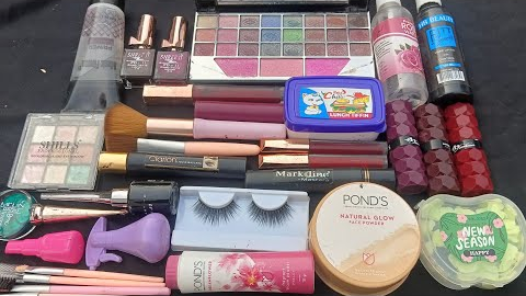 2:05 Minutes satsfying with Makeup unboxing pure sounds only|baba beauty box| 